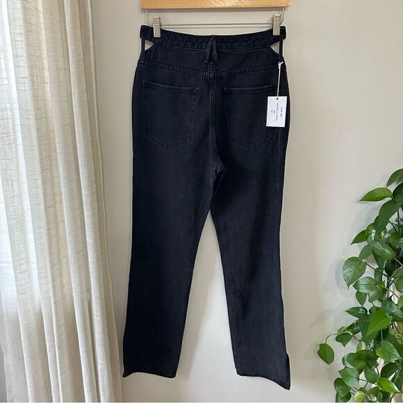 Good American Good Boy With Slit Waistband Black K208 - Picture 3 of 8